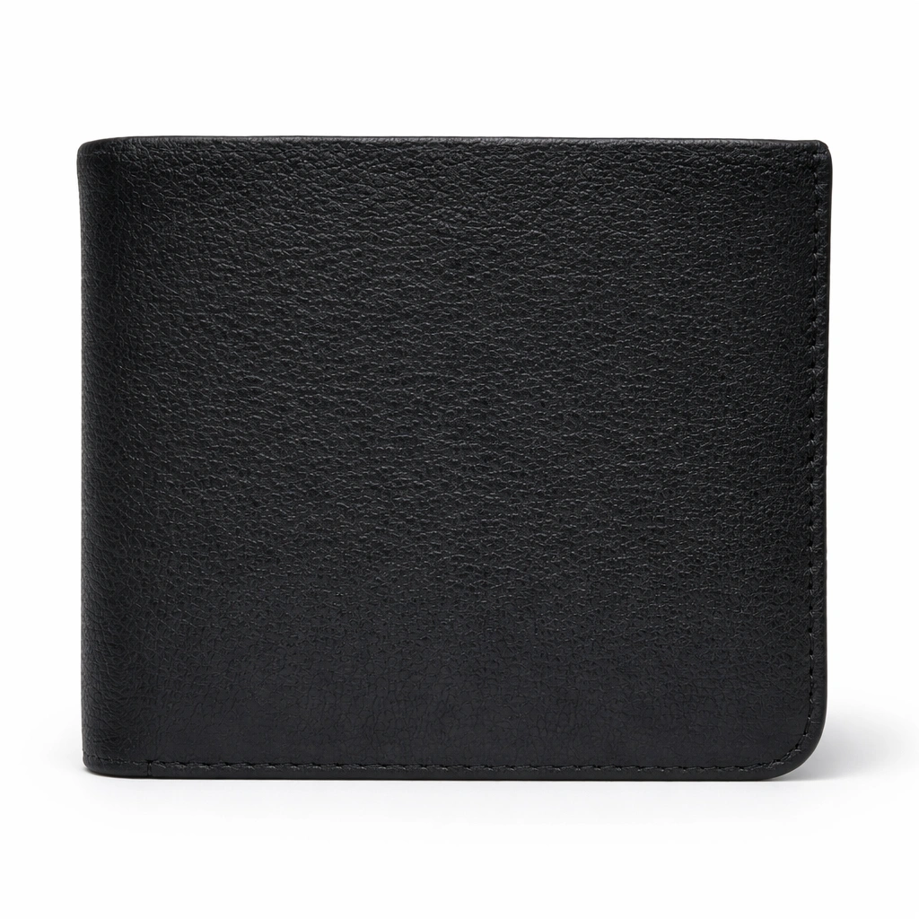 Slim Genuine Leather Wallet for Men – Minimal Bifold Design